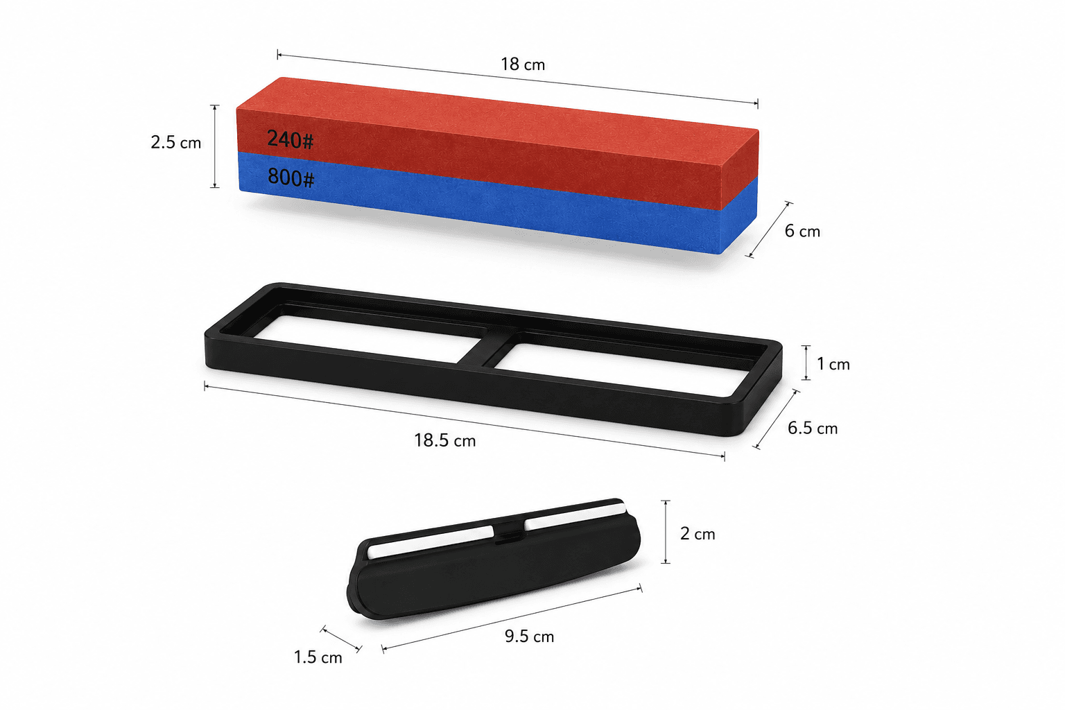 Piedra de afilar 240/800 | Reparación y afilado base - Imagen 6