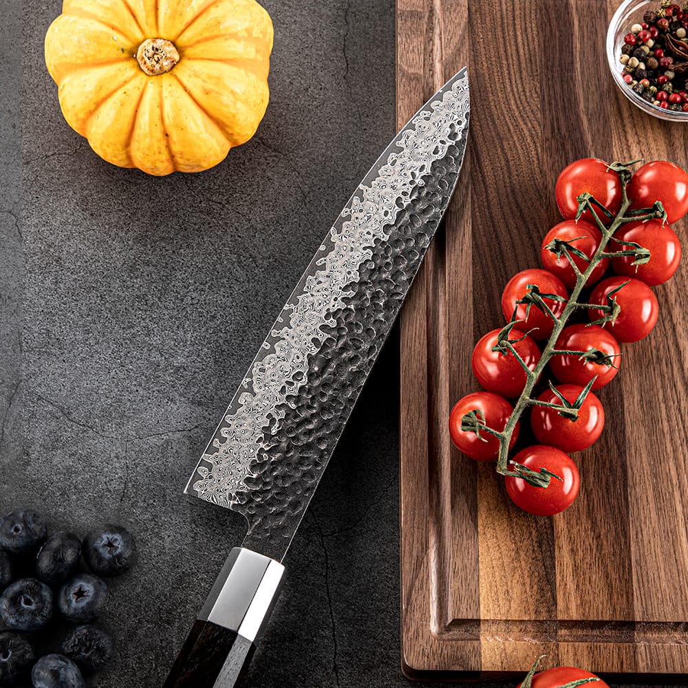 Gyuto 21 cm | Acero Damasco 67 Capas 10Cr15CoMoV - Imagen 3